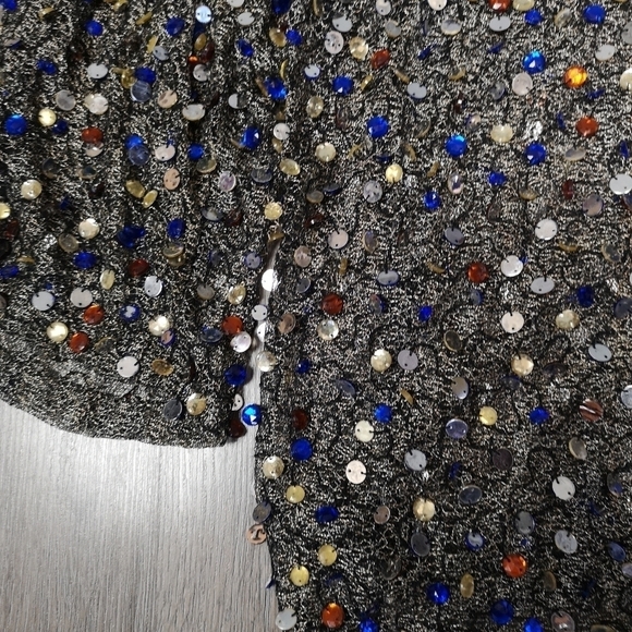 Dries Van Noten Vintage Luxury Sheer Knit Sparkle Sweater - Picture 8 of 14